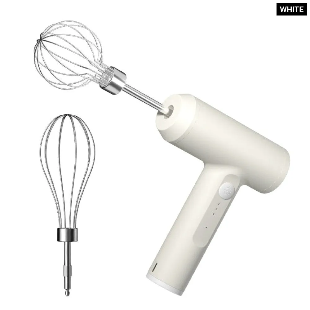 1 Pcs Wireless Electric Food Mixer Portable 3 Speeds Egg Beater Baking Dough Cake Cream Mixer Kitchen Tools