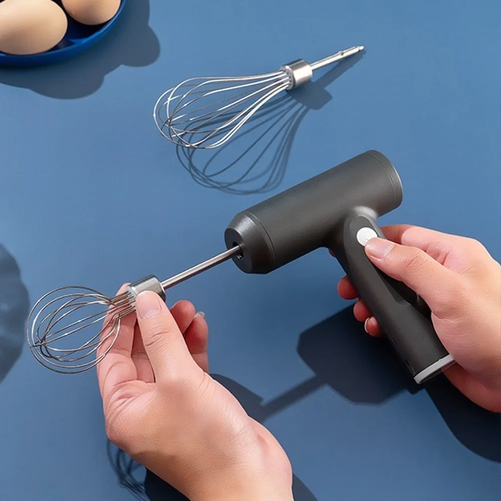 1 Pcs Wireless Electric Food Mixer Portable 3 Speeds Egg Beater Baking Dough Cake Cream Mixer Kitchen Tools