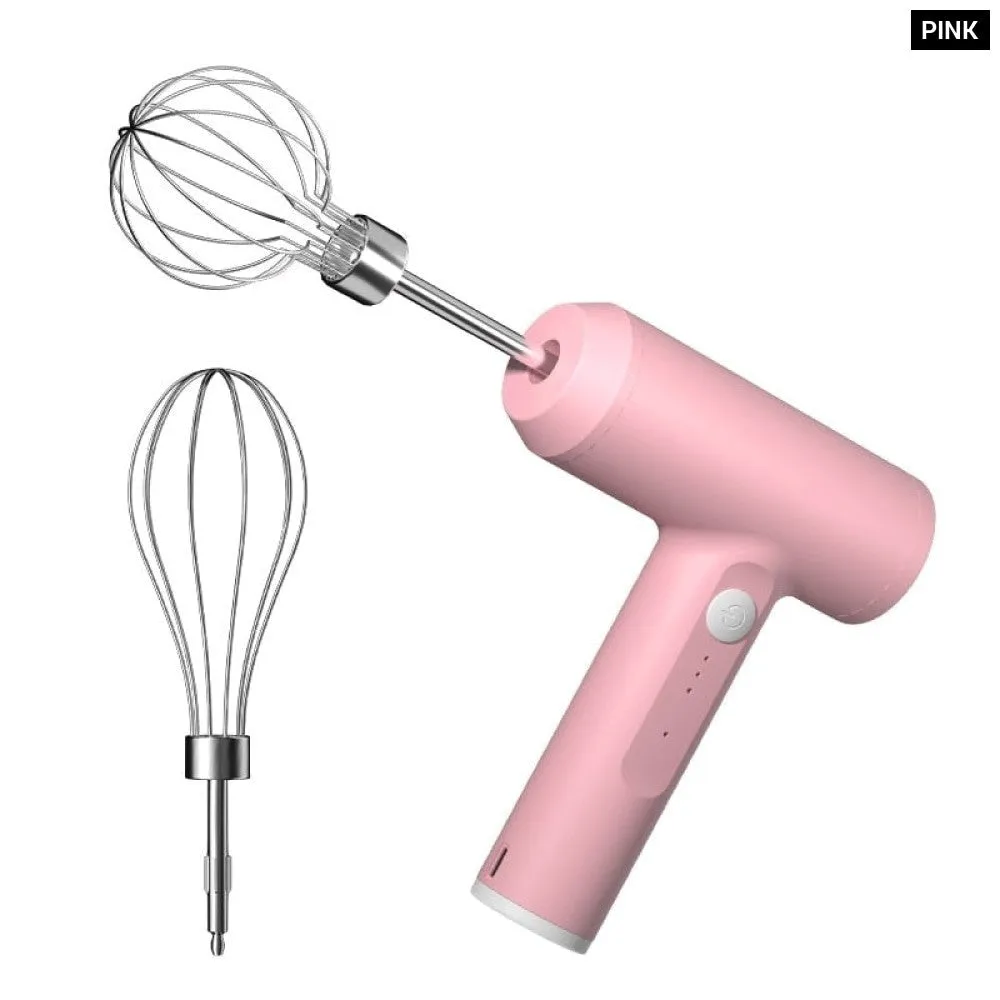 1 Pcs Wireless Electric Food Mixer Portable 3 Speeds Egg Beater Baking Dough Cake Cream Mixer Kitchen Tools