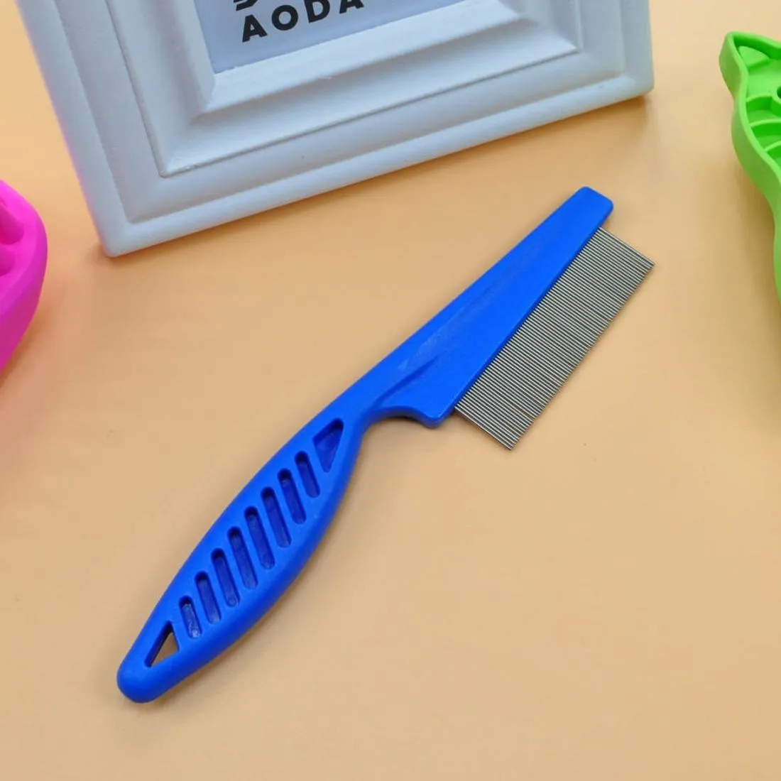5 Piece Pet Combs For Fine Toothed Flea Removal 14Cm Length