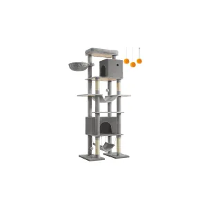 79.1 Inch Tall Cat Tree, XXL Large Cat Tower