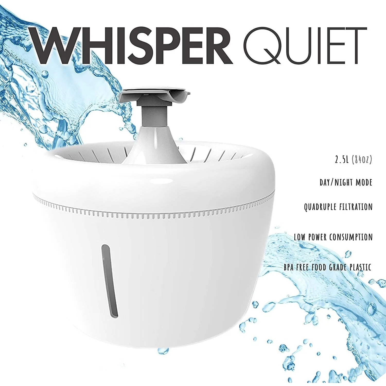All Fur You Whisper Water Fountain
