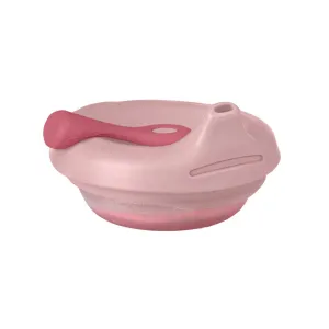 b.box Fill   Feed Silicone Feeding - Reusable & Mess-Free Baby Food Container  110ml  -  Blush Pink