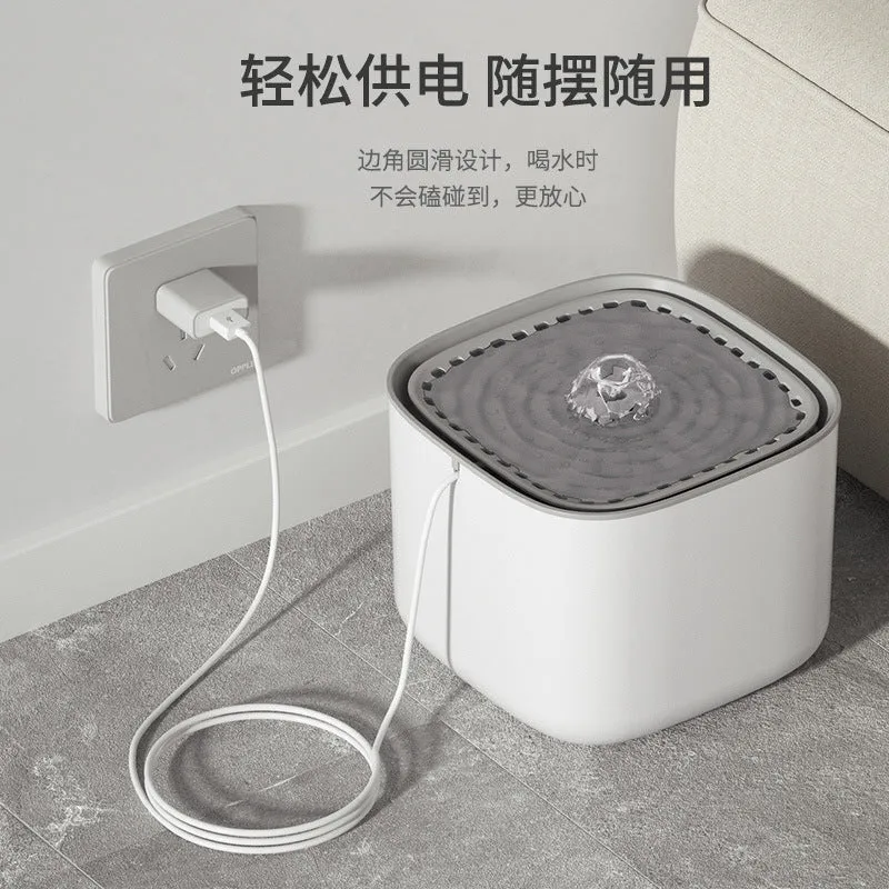Cat water dispenser automatic filtration circulating live water large capacity smart dog pet drinking fountain wholesale