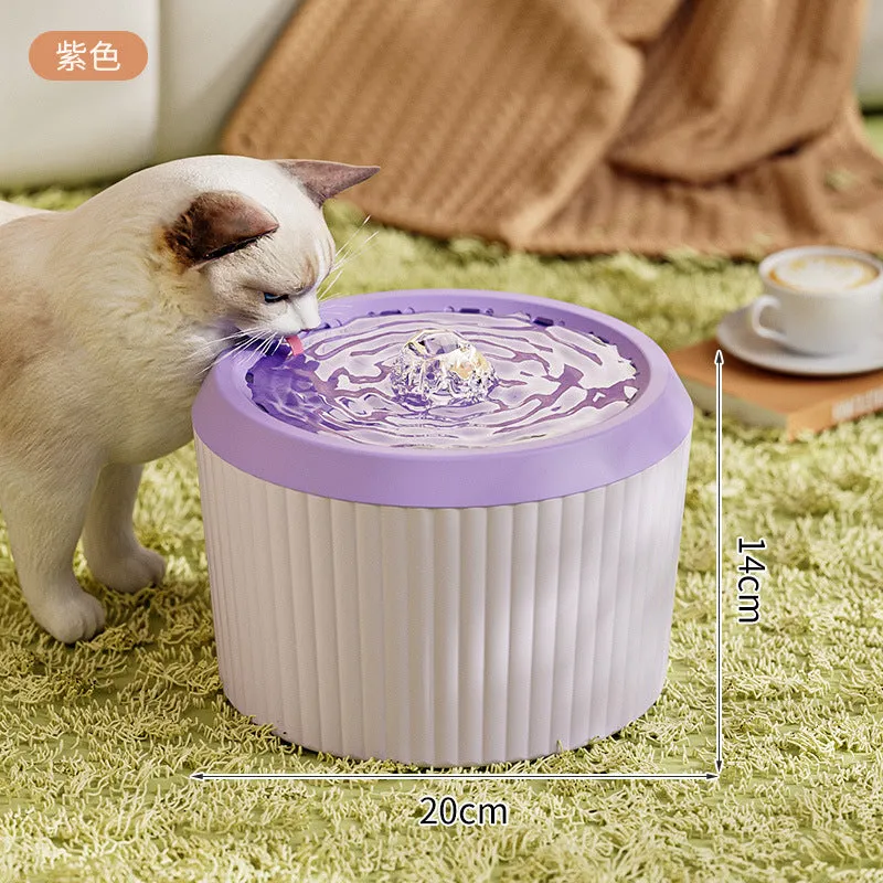 Cat water dispenser automatic filtration circulating live water large capacity smart dog pet drinking fountain wholesale