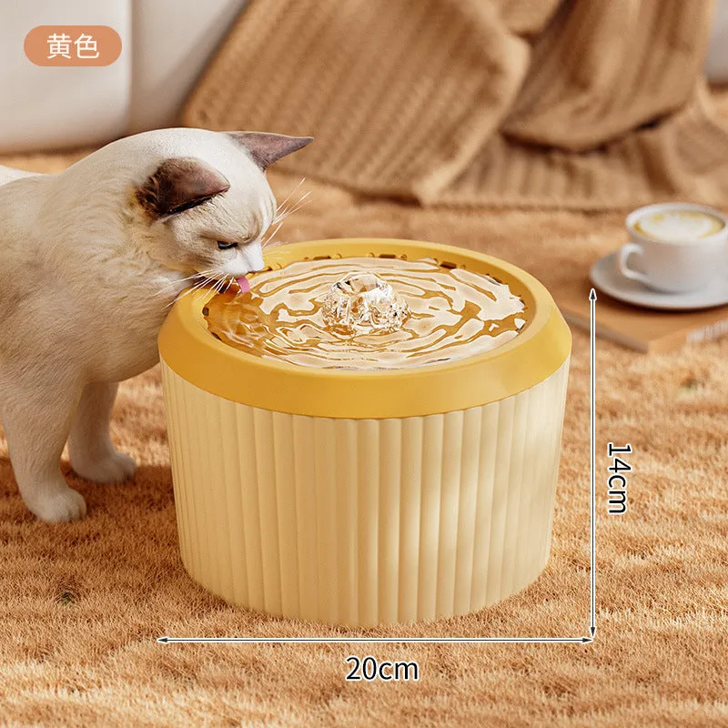Cat water dispenser automatic filtration circulating live water large capacity smart dog pet drinking fountain wholesale