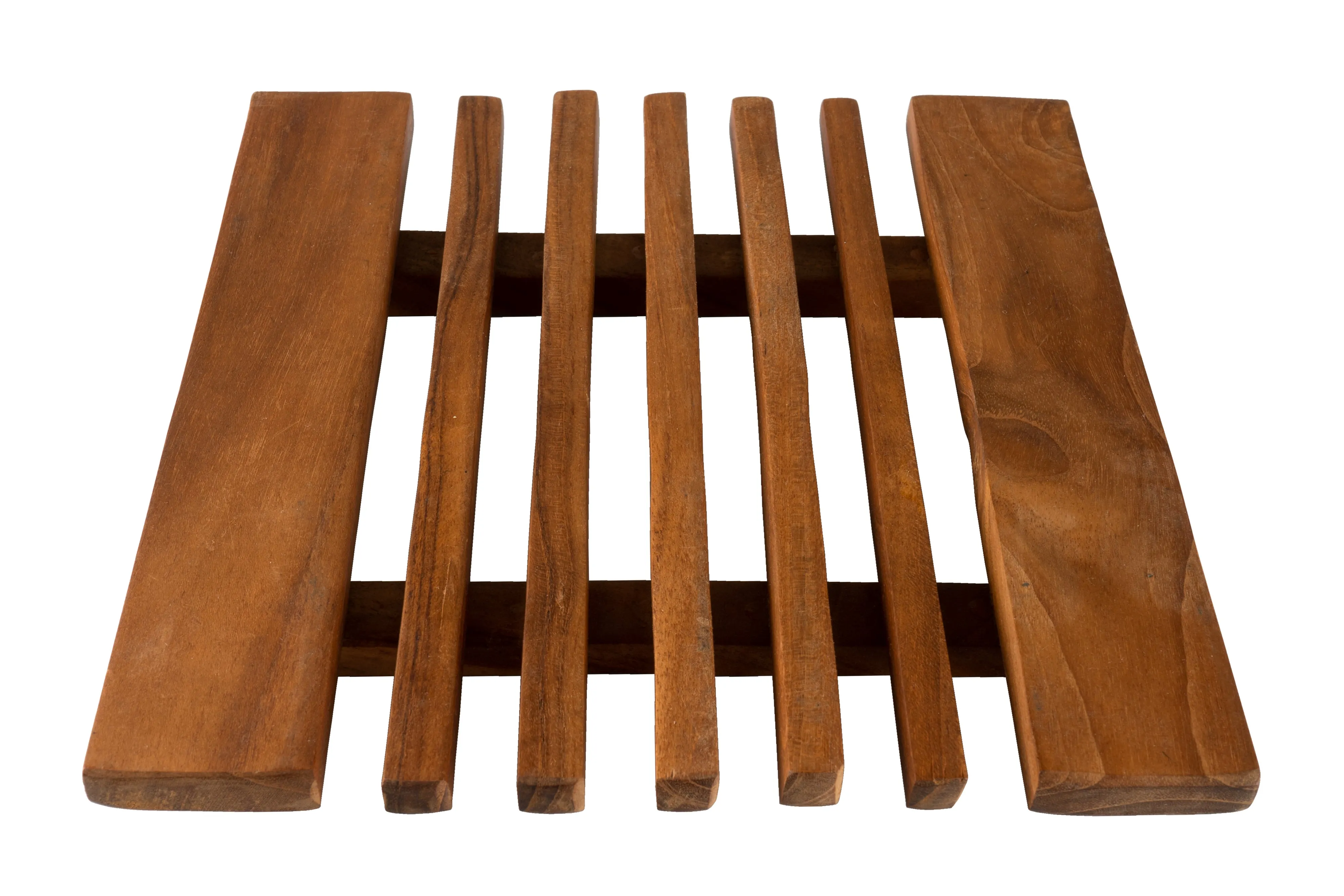 CCcollections Teak Wood Heat Resistant Trivet Mat For Hots Pots or Hot Serving Dishes