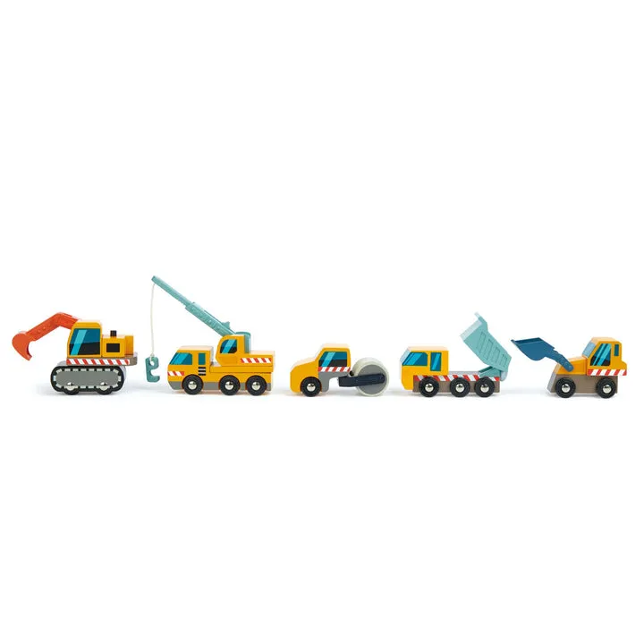 Construction Site Wooden Toys by Tender Leaf Toys
