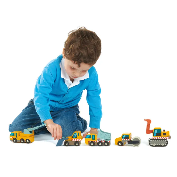 Construction Site Wooden Toys by Tender Leaf Toys