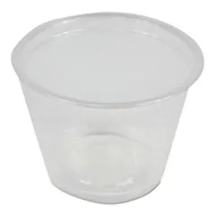 CONTAINER/ Portion, Plastic 1 oz, 2500/cs-Food Service