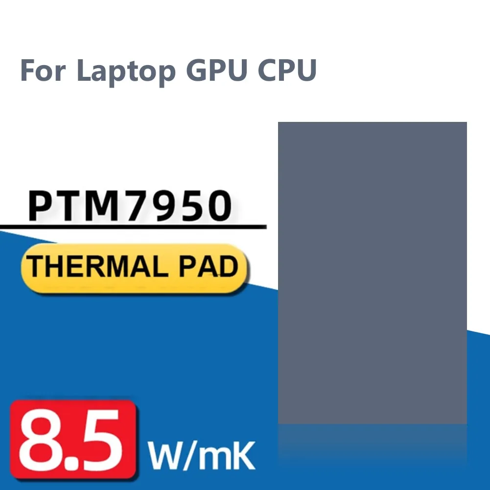 For Honeywell Ptm7950 Phase-change Pad 8.5w Mk Cpu Thermal Conductive Paste Pad Patch Replacement Lightweight for Laptop Gpu Cpu