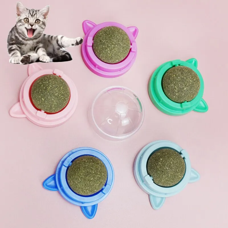 New Catnip Toys Energy Ball Cat Supplies Pet Stuff Cat Toy Catnip Cat Candy Licking Snacks Snack Nutrition Pet Ball Supplies