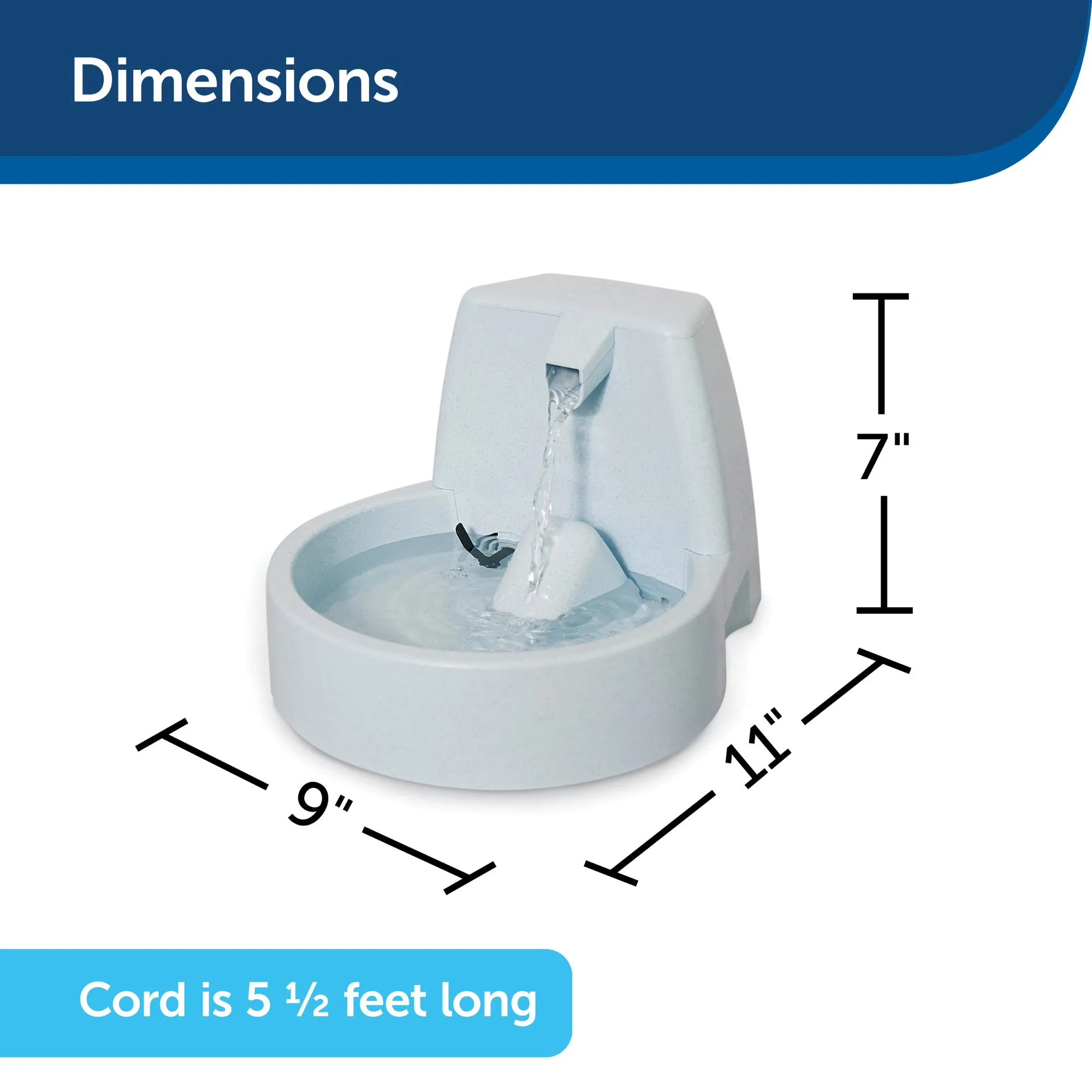 PetSafe Drinkwell Original Dog and Cat Water Fountain