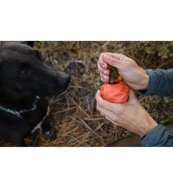 Ruffwear Gnawt-a-Cone™ Natural Rubber Treat Dispenser Throw Dog Toy (Lichen Green)