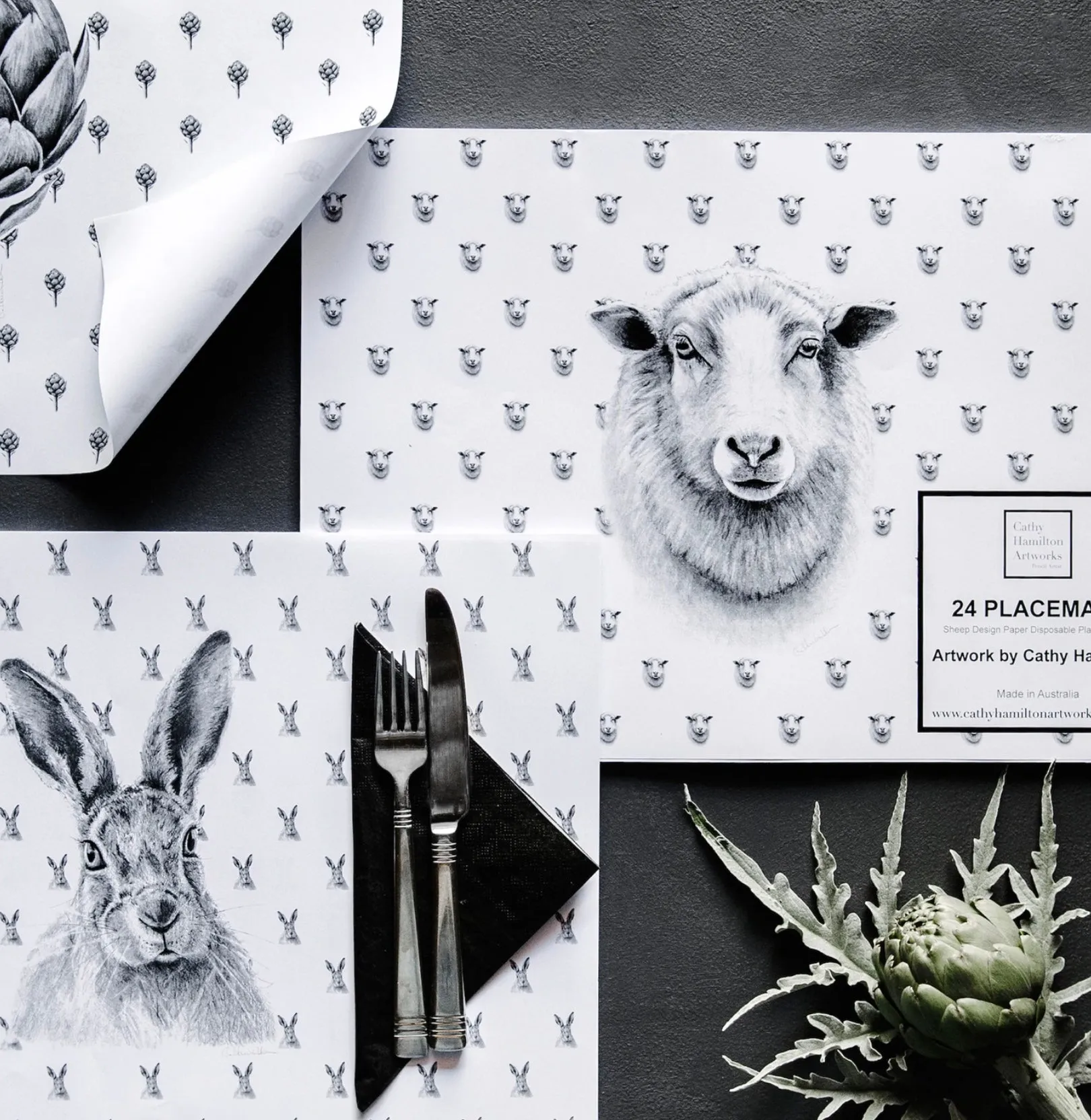 Sheet Paper Place Mats