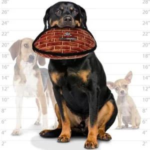 VIP Tuffy's Mega Odd Ball Brick Print Dog Toy