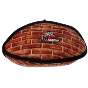 VIP Tuffy's Mega Odd Ball Brick Print Dog Toy