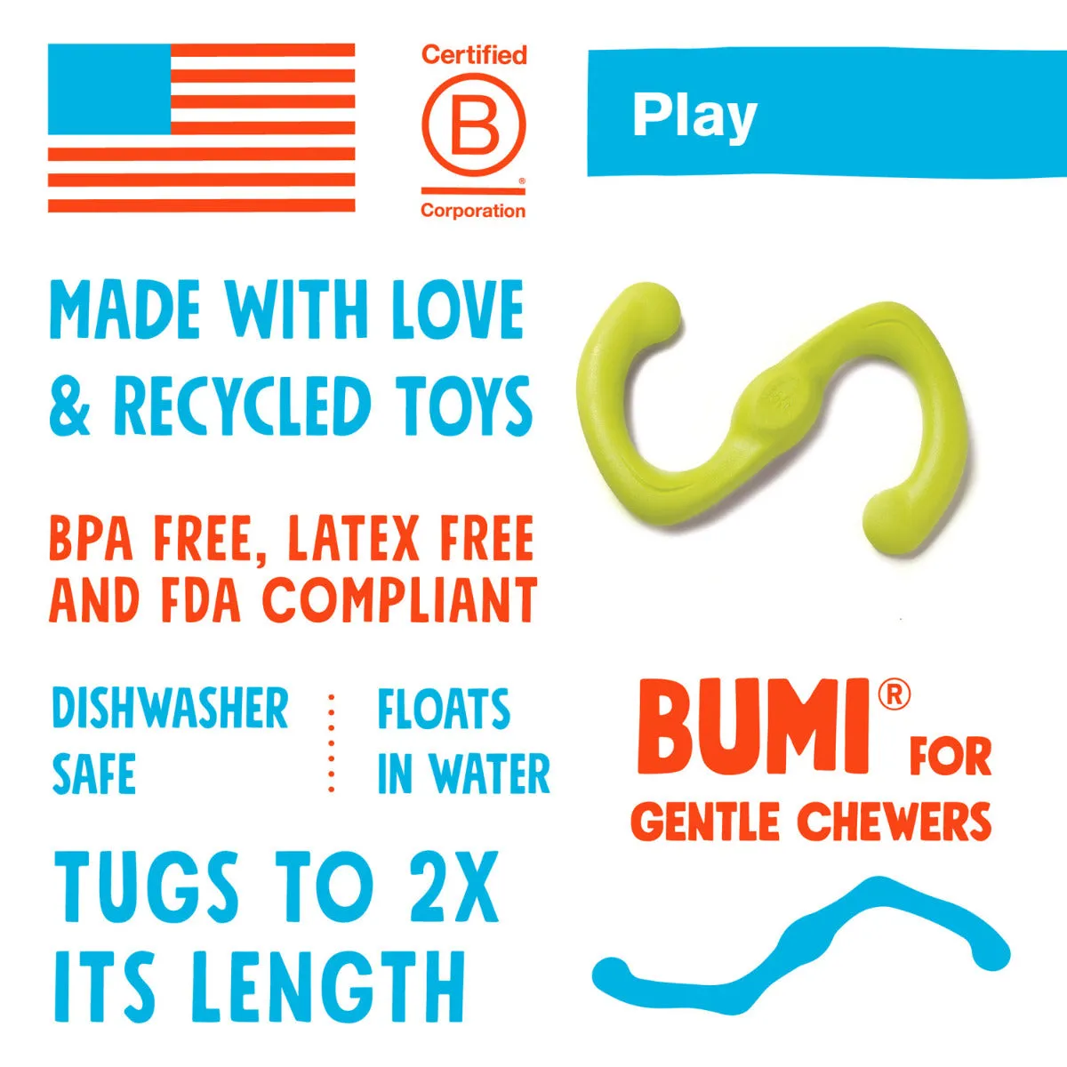 West Paw Zogoflex Bumi